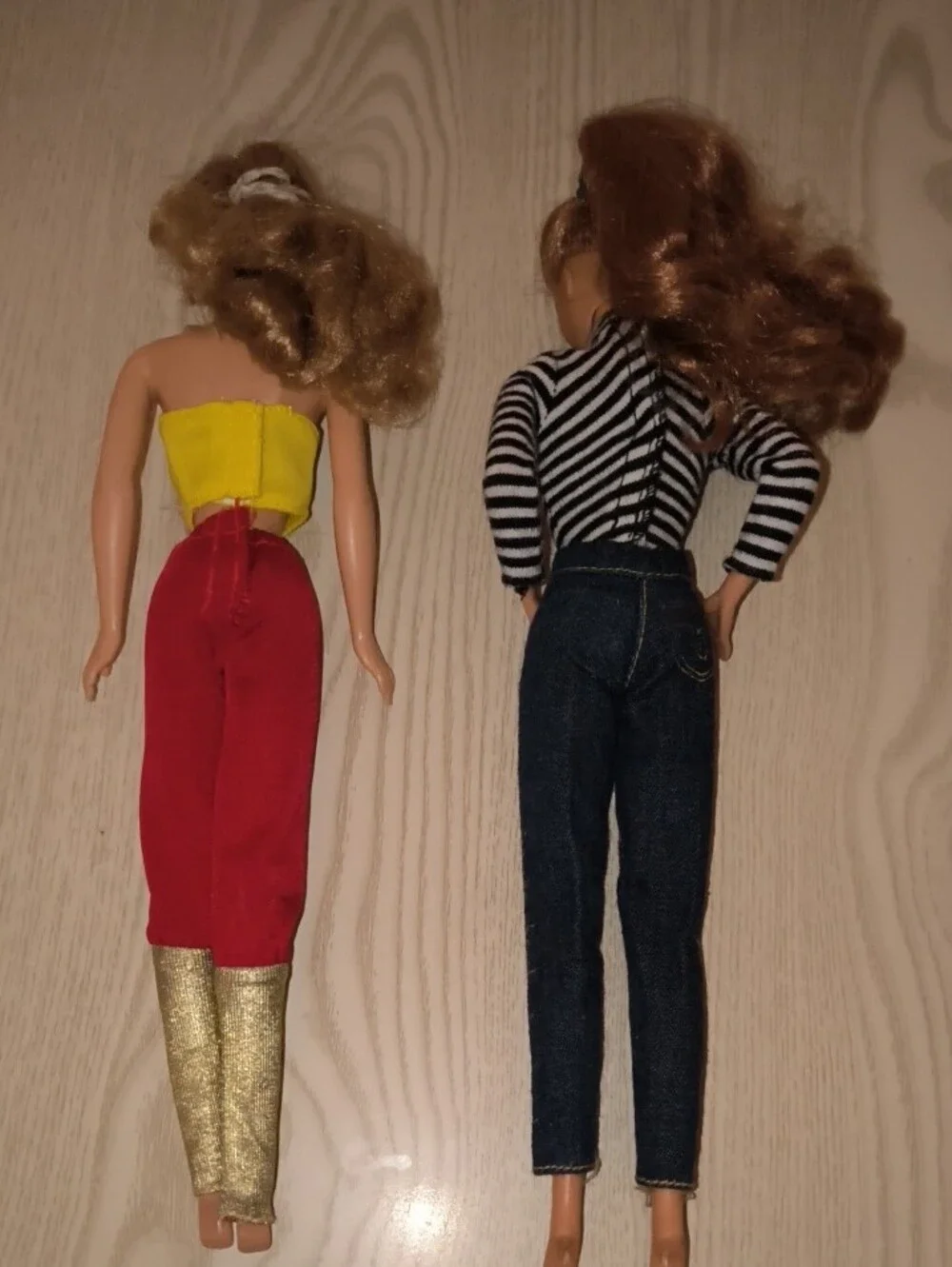 Mattel 1966 Barbie Dolls In Vintage Clothing Both Redheads